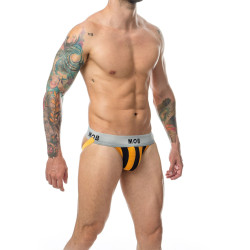 MOB Eroticwear Jockstrap Mob Classic Noir-Orange